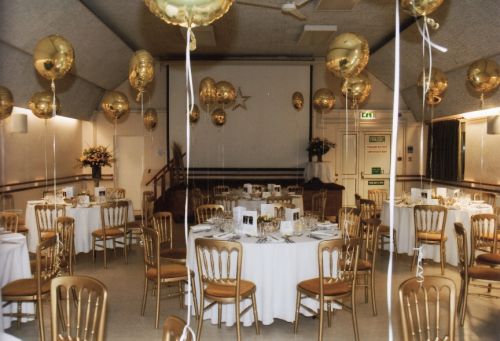 The Main Hall "dressed up" for a Golden Wedding Party